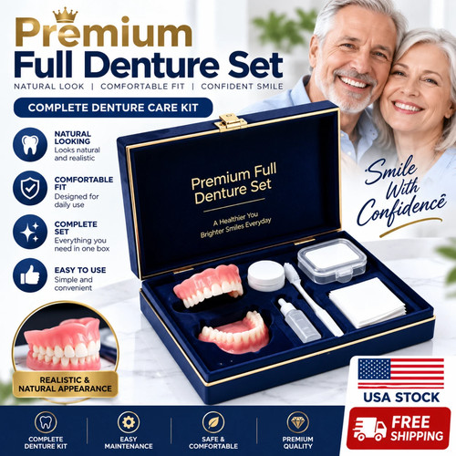 Premium silicone dentures - premium, kit