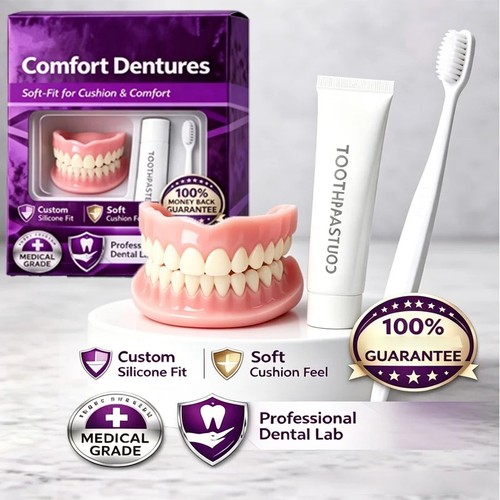 Moldable silicone dentures - silicone,