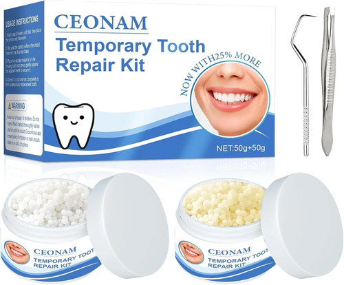 Temporary tooth repair kit - repair,